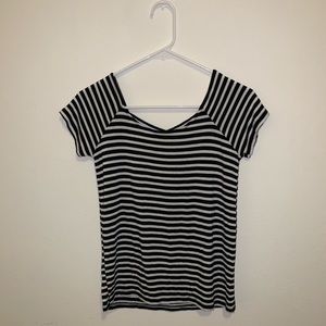 black and white t-shirt